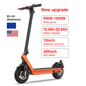 สกู๊ตเตอร์ X9 รุ่น 500w 1000w 36v/48v พับได้ ล้อใหญ่ เร็ว แรง สำหรับผู้ใหญ่ สกู๊ตเตอร์ไฟฟ้า จัดส่งแบบดรอปชิปปิ้ง มีคลังสินค้าในสหรัฐอเมริกา สหภาพยุโรป และสหราชอาณาจักร - Product Image 1