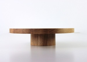 Support à gâteau rond en bois fait main de qualité supérieure, plateau de service pour vitrine de boulangerie et décoration intérieure - Product Image 4