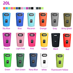 Bolsa de almacenamiento de agua portátil con estampado personalizado de 20L, cubo plegable <span class=keywords><strong>para</strong></span> exteriores, práctico jardín, Camping, Picnic, cubo plegable <span class=keywords><strong>para</strong></span> lavar - Product Image 3