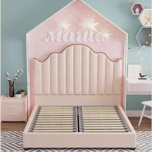 NOVA Beautiful Dream Rose Chambre Ensemble Haute Qualité Fille 12 Ans Enfants Lits En Bois Enfants Château Lit - Product Image 3