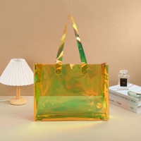 Laser-Handtasche Transparente Große Kapazität Kleidungs-Einkaufstasche