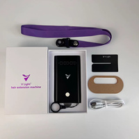 2024 nouveau système de lumière V outils d'extension de cheveux v lumière Kit de Machine d'extension de cheveux pour les nouvelles extensions de cheveux humains v light