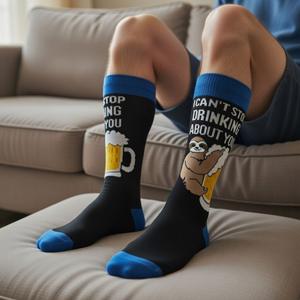 Calcetines de Algodón con Diseño de <span class=keywords><strong>Dibujos</strong></span> <span class=keywords><strong>Animados</strong></span>, Antideslizantes, Transpirables, Casuales, de Otoño, con Diseño Divertido y Original del <span class=keywords><strong>Grinch</strong></span>, Venta al Por Mayor - Product Image 6