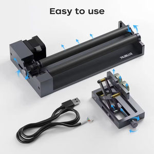 WAINLUX激光雕刻机的旋转模块配备旋转轮，用于雕刻圆形和不规则物体。 - Product Image 1