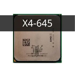 Athlon II X4 645 X4-645 X645 CPU Quad-Core 3.1G presa di corrente AM3