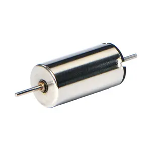 12V 21000rmp Output shaft at both ends high efficient 1020 Coreless Micro Mini brush dc electrical driving motor