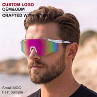 Nouvelles Lunettes de Cyclisme et de Randonnée Unisexe pour Sports de Plein Air, Monture PC, Verres Miroir, Protection UV, Conception Coupe-Vent