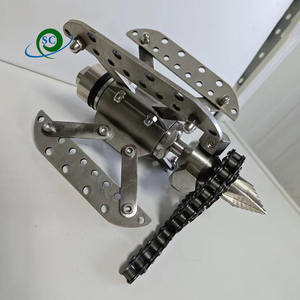 高速ツリールートカッター下水道ジェット回転排水クリーナー4000psi高圧チェーンフレイルスクレーパー3/8パイプ洗浄用 - Product Image 5