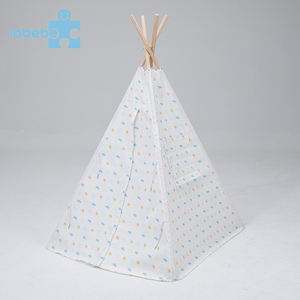 bas <span class=keywords><strong>prix</strong></span> bébé extérieur bois tissu enfants premium impression jouer enfants tente <span class=keywords><strong>tipi</strong></span> - Product Image 4
