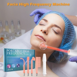 Appareil de soin du visage électrique portable 4-en-1 en ABS avec technologie haute fréquence, compatible avec les prises AU/US/UK/EU - Product Image 6