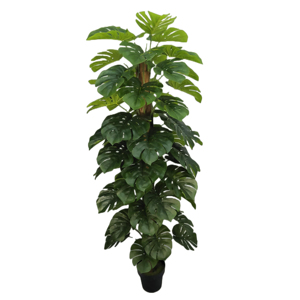 <span class=keywords><strong>Casa</strong></span> e giardino decorativo prezzo economico bellissimo 3 piedi 90CM 28 foglie finta serra pianta artificiale Deliciosa Monstera Tree - Product Image 4
