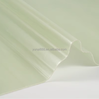 Plaque de toiture translucide ondulée en plastique renforcé de fibres de verre (FRP) pour usine, entrepôt, bâtiment industriel