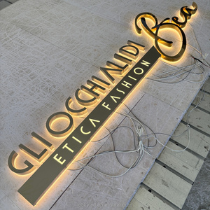 Letras <span class=keywords><strong>de</strong></span> Pared Personalizadas por el Fabricante, Letrero Luminoso LED <span class=keywords><strong>Comercial</strong></span> Retroiluminado, Letrero con Letras Iluminadas, Letrero <span class=keywords><strong>Comercial</strong></span> con Logotipo para Exteriores - Product Image 1