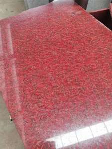Trung Quốc Giá Rẻ Tự Nhiên Stone Hot Bán Củ<span class=keywords><strong>a</strong></span> <span class=keywords><strong>Ruby</strong></span> Màu Đỏ Granite Tầng Ngói - Product Image 3