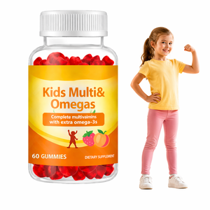 Vitamine in Gommose per Bambini con Etichetta Privata OEM, Integratore Multivitaminico con <span class=keywords><strong>Vitamina</strong></span> C, D, B12, <span class=keywords><strong>A</strong></span>, <span class=keywords><strong>E</strong></span> <span class=keywords><strong>e</strong></span> Omega 3 - Product Image 1