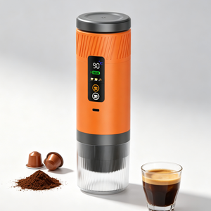 เครื่องชงกาแฟแคปซูลแบบพกพาอัตโนมัติพร้อมระบบทำความร้อนในตัว 3-in-1 สำหรับสำนักงาน การเดินทางเพื่อธุรกิจ ร้านค้าระดับพรีเมียม - Product Image 1