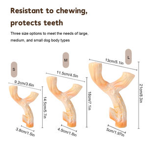 Juguete Masticable Resistente <span class=keywords><strong>para</strong></span> <span class=keywords><strong>Perros</strong></span> Mordedores Agresivos, Palo <span class=keywords><strong>de</strong></span> Dentición Grande y Resistente <span class=keywords><strong>de</strong></span> Nailon y Goma con Sabor, Juguete <span class=keywords><strong>de</strong></span> Hueso <span class=keywords><strong>de</strong></span> Nailon - Product Image 2