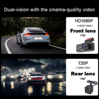 Caméra HD 1080P WiFi Dash Cam Pro Caméra Enregistreur de voiture DVR Vision nocturne Caméscope caché