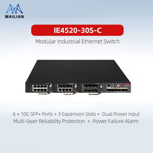 Conmutadores Ethernet Industriales Modulares de Capa 3 Serie G H3C IE4520-30S-C/DC/Agrupación de Fibra Óptica de Grado Industrial de 10G - Product Image 2