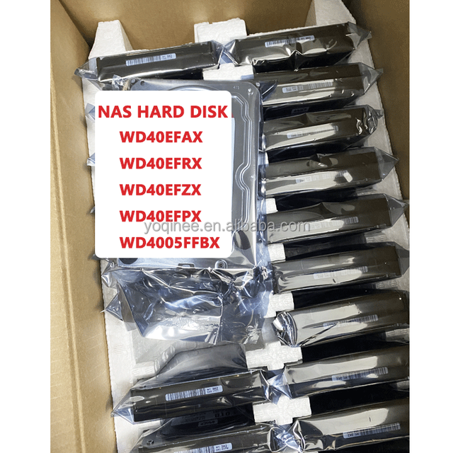 Original HDD WD40EFAX 4TB Red NAS WD40EFZX New Disk 64M 3.5inch SATA 3.0 Mechanical Internal Hard Drives for Desktop Server Pc