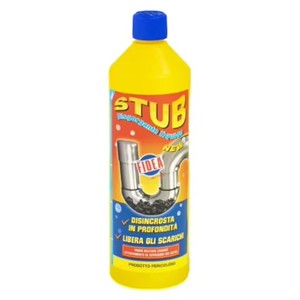 Fidea 0,75 Lt Limpiador de drenaje químico de fuerza industrial para inodoro doméstico y trozo de tubería de fregadero - Product Image 1