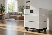 Baterai Lithium Iron Phosphate ECOSUN Terbaru 10kWh hingga 40kWh yang Dapat Ditumpuk All-In-One dengan Inverter