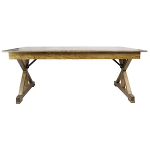 โต๊ะโร<span class=keywords><strong>ง</strong></span>นาแบบพับได้ทำจากไม้เนื้อแข็งโบราณนี้เหมาะสำหรับใช้ในโร<span class=keywords><strong>ง</strong></span>แรมและ<span class=keywords><strong>ง</strong></span>านเลี้<span class=keywords><strong>ย</strong></span>ง<span class=keywords><strong>ง</strong></span>านแต่ง<span class=keywords><strong>ง</strong></span>าน - Product Image 1