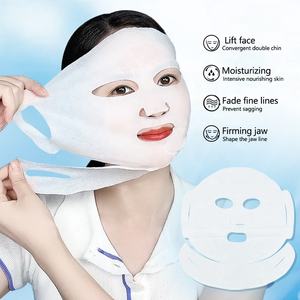 Masque facial 3D liftant avec boucles d'oreille, bio-collagène raffermissant, anti-affaissement, soin <span class=keywords><strong>de</strong></span> la <span class=keywords><strong>peau</strong></span> pour le visage et le cou, rajeunissant, OEM, étiquette privée - Product Image 2