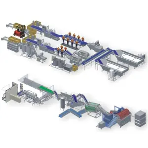 1000kg/saat endüstriyel otomatik dondurulmuş missels ve tarak et işleme hattı yapma makinesi fabrika fiyat satış için