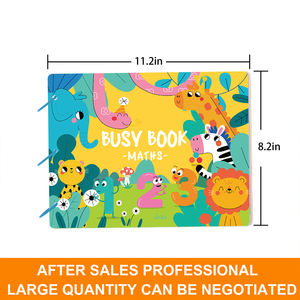 Livre d'activités Montessori pour la maternelle |   Jouets éducatifs pour enfants avec activités d'autocollants et livres illustrés - Product Image 4