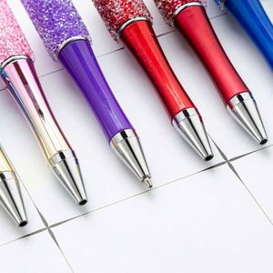 DIY Beaded Ballpoint Pens with <b>Glittering</b> Rhinestones, Multicolor Starry Design, Creative Craft Gift for All Ages - Product Image 3