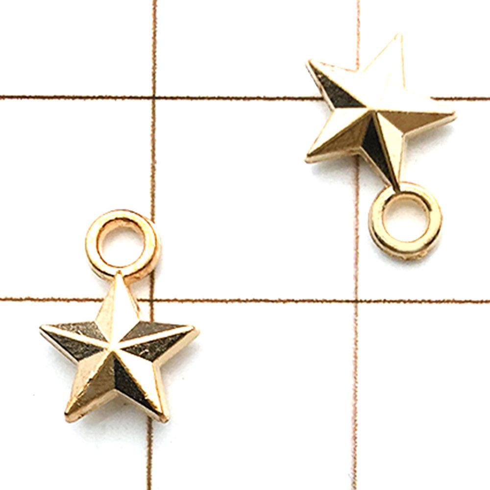 1 KC gold five-pointed star - 0.4g - 8*11mm - 18240