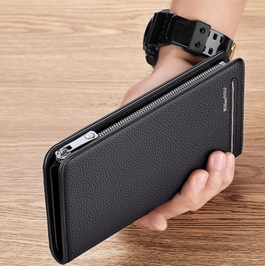 Cartera de mano con cremallera informal personalizada, bolsos y carteras para hombre, cartera criptográfica, monederos para mujer y Mujer - Product Image 1