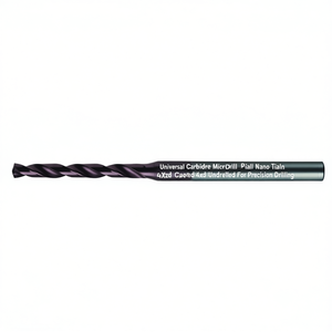 Foret universel en carbure Ttake, micro-perforateur, revêtement Nano TiAlN, 4XD non percé pour perçage de précision - Product Image 2