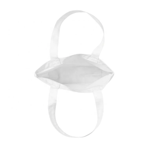 %100 Polyester Özel Tasarım 3D Dijital Baskılı Süblimasyon Boş Beyaz Geri Dönüştürülmüş Dokuma Anti-Statik Kanvas Çanta - Product Image 2