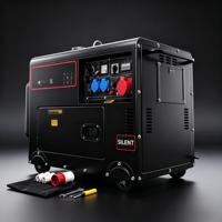 Générateur diesel silencieux 3KW-20KW 110V 220V 380V monophasé/triphasé 50Hz/60Hz portable pour usage domestique avec ATS tout en cuivre