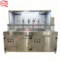 Machine de revêtement automatique par pulvérisation pour bouteilles en plastique, machine de revêtement au toucher doux en caoutchouc pour bouteilles en PET