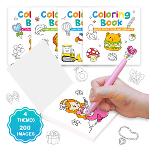 Libro <span class=keywords><strong>da</strong></span> <span class=keywords><strong>Colorare</strong></span> Semplice e Trasparente con 50 <span class=keywords><strong>Fogli</strong></span>, Temi Animali, Cibo, <span class=keywords><strong>Principesse</strong></span>, Carta Spessa, Regalo Tascabile - Product Image 4