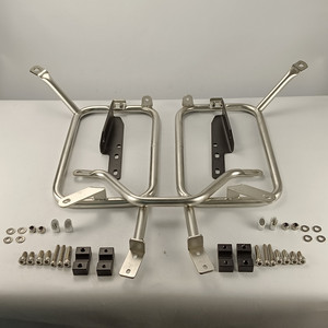 Caja de almacenamiento de aluminio para motocicleta, accesorios de soporte de carga, para lado izquierdo y derecho, 650 - Product Image 6