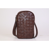 Nouveauté : Sac de téléphone pour femme en cuir véritable, grande capacité, cuir de vachette pleine fleur, logo personnalisé, vente en gros