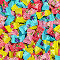 Bonbons sans sucre de qualité supérieure, saveur orange fruitée, enrichis en vitamine C, collation saine en sachet pour étudiants