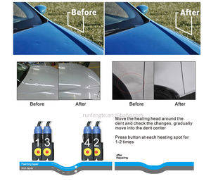 เครื่องมือซ่อมรอยบุบแบบไม่ทำสี รุ่นใหม่ล่าสุด 1380 วัตต์ สำหรับกำจัดรอยบุบจากลูกเห็บ ด้วยระบบแม่เหล็กเหนี่ยวนำความร้อนแบบฮอตบ็อกซ์ สำหรับซ่อมตัวถังรถยนต์ - Product Image 2