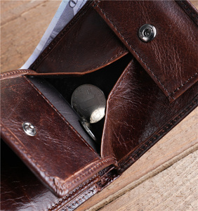 Neue Herren Yamo YM-9882 Große RFID-blockierende Clutch-Tasche, Münzbörse, Multi-Karten Casual Vintage Braune Leder-Geldbörse - Product Image 6