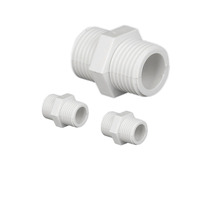 Raccord rapide en PVC barbelé personnalisé-Raccord réducteur pour réservoir d'eau et tuyaux d'aquarium Réducteurs de tuyaux en PVC