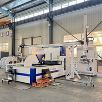 Machine de pliage de tôles en aluminium à commande numérique CNC entièrement automatique et flexible avec servomoteur, fabriquée en Chine