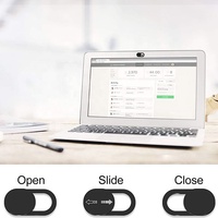 Logo personnalisé ordinateur portable tablette PC Webcam couverture en plastique Slide caméra bouclier de sécurité pour la protection de la vie privée téléphone portable amical