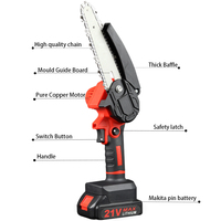 Mini tronçonneuse électrique CE 88V, portable, rechargeable, pour la coupe du bois et l'élagage de jardin, livraison directe
