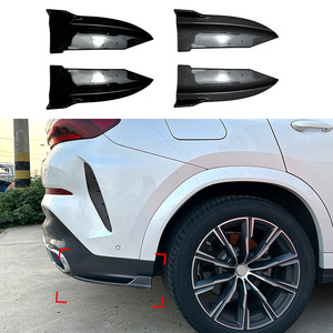 Bmw X6 G06 Rear Bumper Canard Piano Black Carbon Fiber Texture Adhesive Modification 2019 2022 - Product Image 5