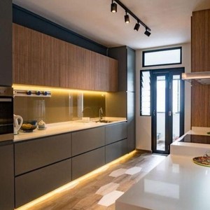 Mobili da Cucina di Alta Qualità, Design Moderno, Modulari, Impermeabili, Ignifughi, Personalizzati in Pannelli di Melamina per Lavello e Cassetti Scorrevoli - Product Image 1