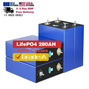 Huaxu Discount lf280K lifepo4 Battery Cell 280Ah 6000 Cycle 3.2V Rechargeable Battery energy storage lifepo4 280ah battery